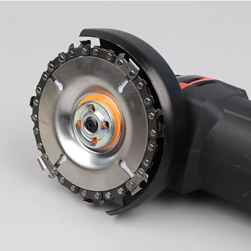 

4 Inch 5 Inch Wood Carving Disc Woodworking Chain Grinder Saws Plate Tool for 100/115/125mm Angle Grinding
