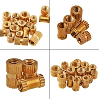 brass insert nut m2 m2 5 m3 m4 m5 m6 injection molding brass knurled thread inserts nuts 100pcs50pcs20pcs