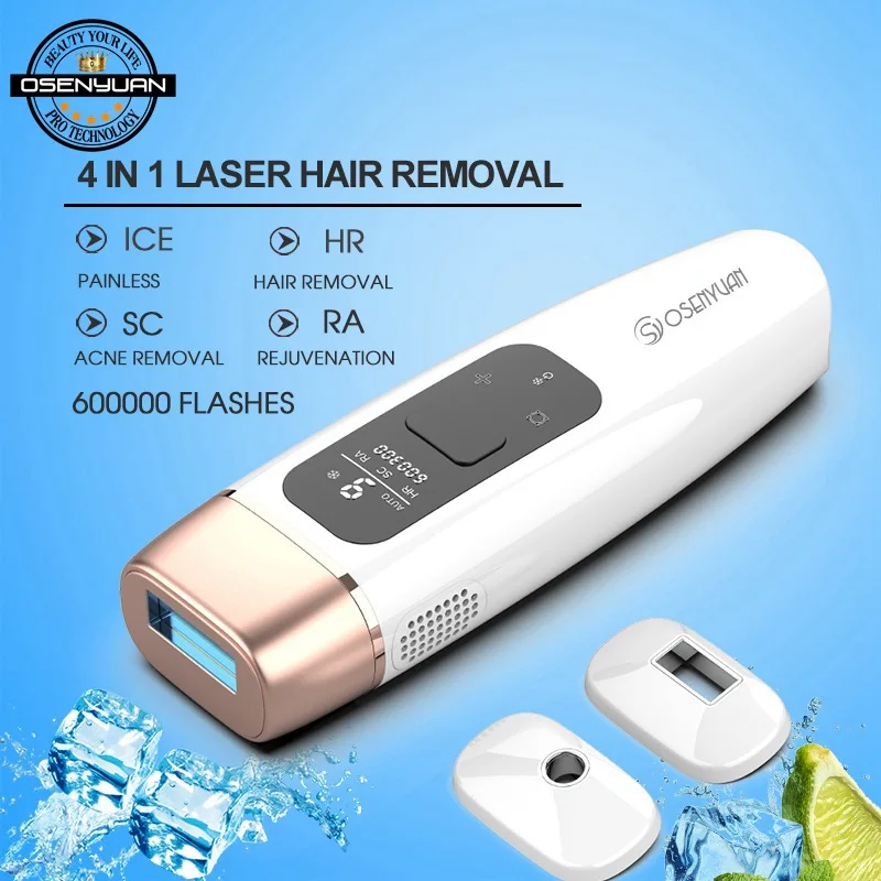 Osenyuan IPL Laser Epilator Hair Removal Icecool Permanent Home Bikini Trimmer Electric Depilador A Laser For Women enlarge