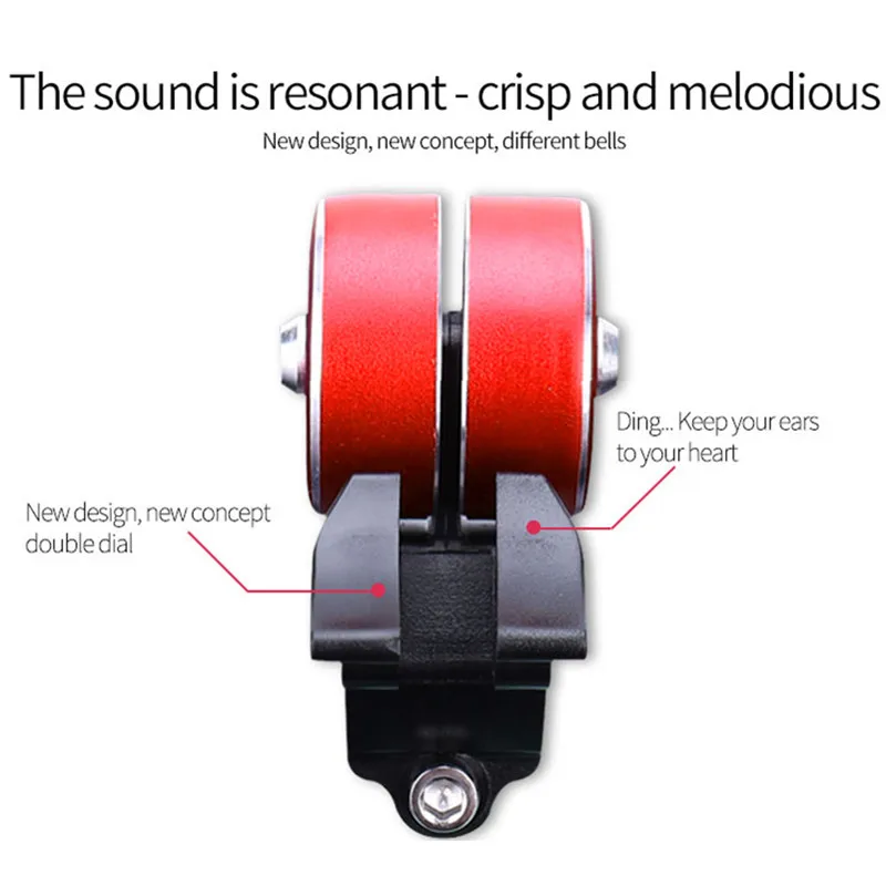 

120DB Aluminum Alloy Bike Bell Mountain Road Bike Ordinary Bell Sound Bike Handlebar Ring Horn Alarm Warning Bicycle Accessories