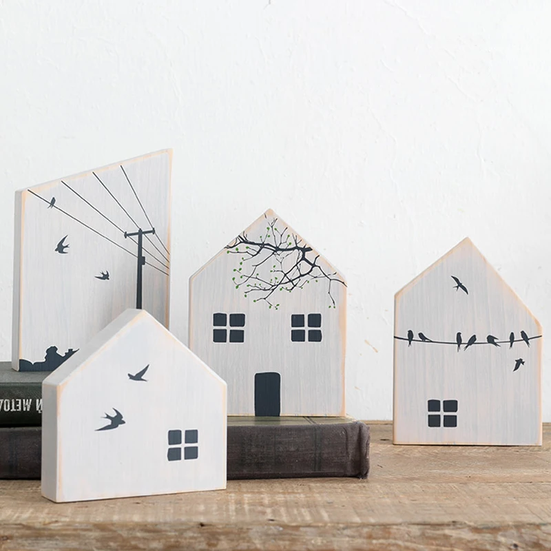 Винтажное деревянное украшение для дома деревянный декор в японском стиле милый