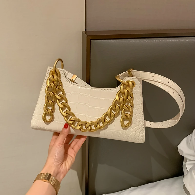 Женская сумка тоут на одной лямке с цепочкой|Сумки ручками| |