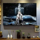 Постер Бога  Холст с надписью Take My Hand, фотообои, принты Бога, Постер веры, Декор для дома крестом, настенное искусство  Уникальный подарок