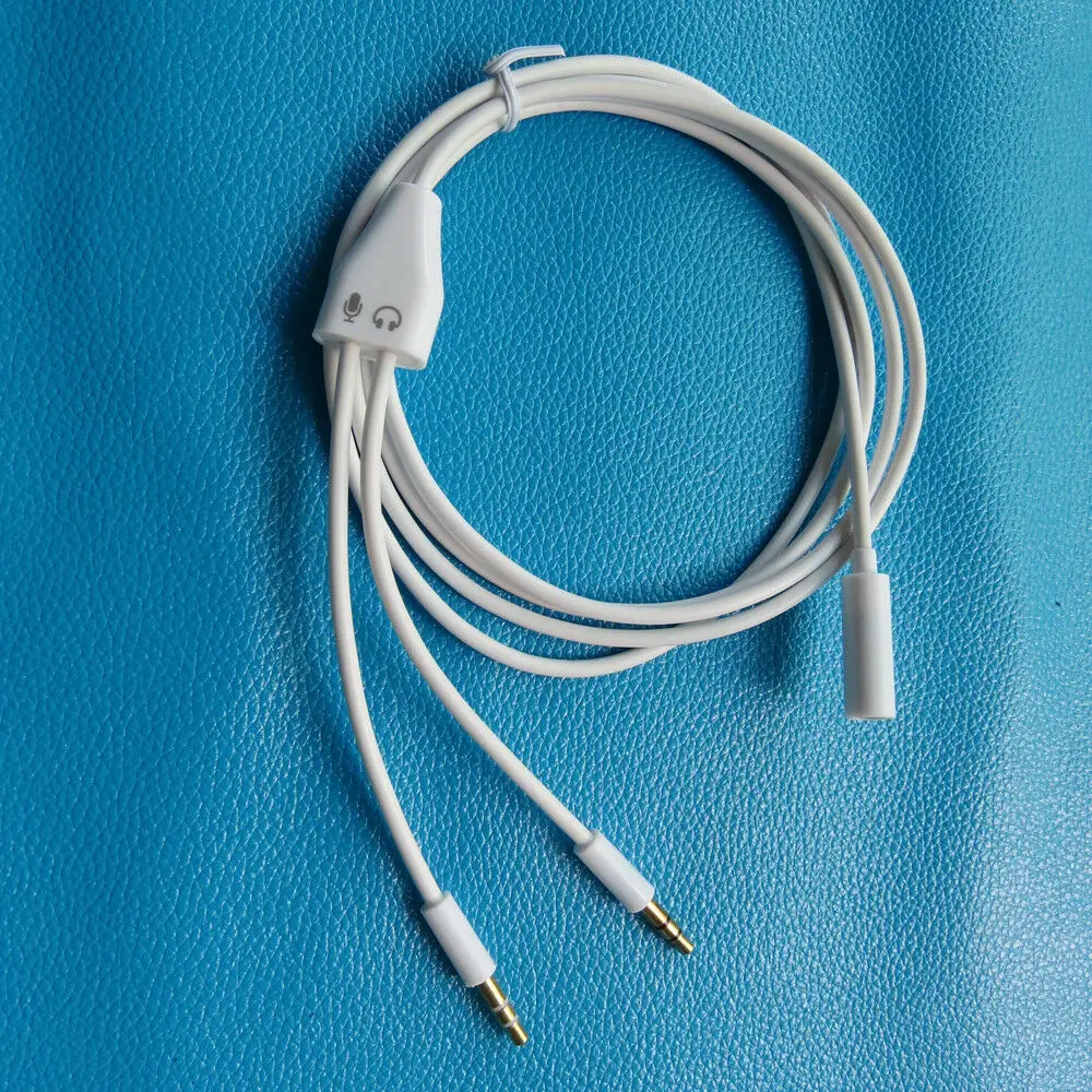 Двойной 2 мужчины к 1 женщина 3 5 мм аудио наушники микрофонный сплиттер кабель м| |