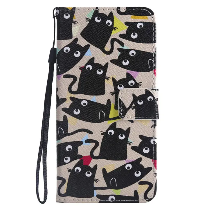 Kitten Флип кожаный чехол для Funda huawei mate 20X10 Pro P Smart Plus Nova 3 3i Enjoy 7S 9Plus P8 P9 Lite чехол-кошелек P06F - Цвет: Kitten