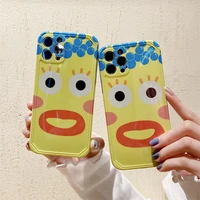 cute funny phone case for iphone 12 11 pro max cartoon silicon soft mouth cover for iphone 7 8 plus x xr xs max funda capa