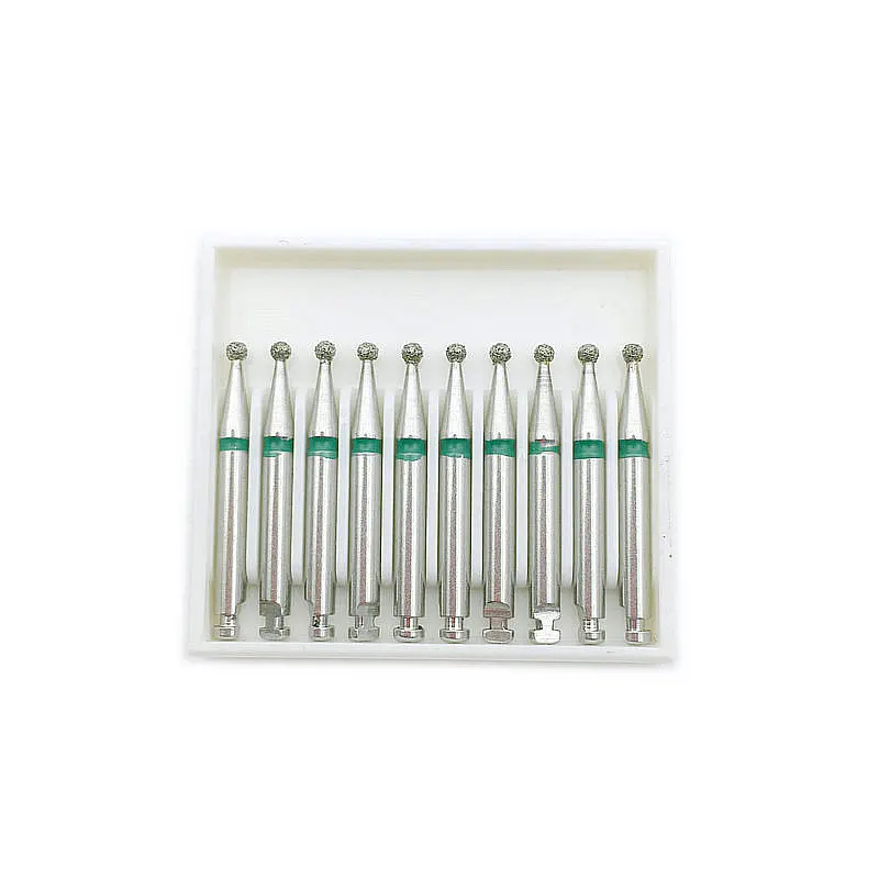 Алмазная Стоматологическая дрель 1 коробка алмазные боры для низкоскоростных