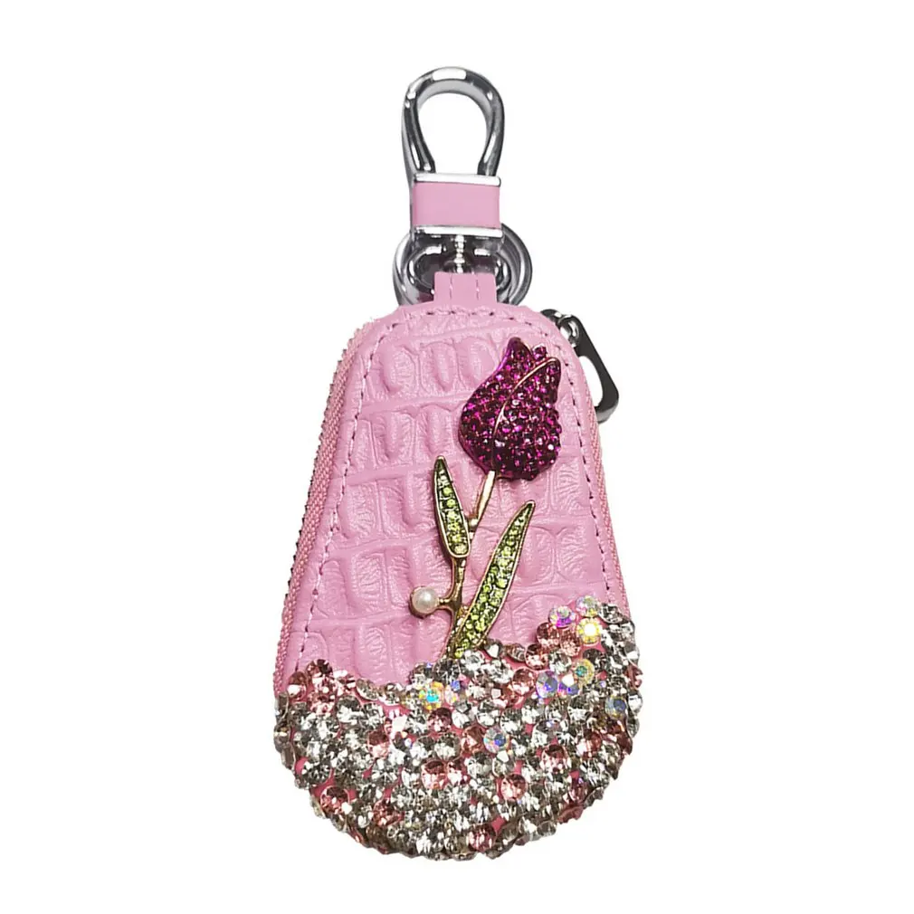 

1 шт., чехол для ключей автомобиля с цветочным рисунком