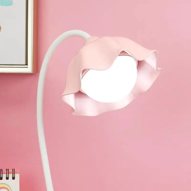 

3 Lights Adjustable Desk Lamp Eye Protection Learning Led Charging Student Dormitory Bedroom Bedside Lamp Writing to Prevent