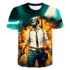 Классическая игра Pubg Playerunknown's Battlegrounds, новые модные футболки, повседневные мужские и женские футболки с коротким рукавом для мальчиков и девочек, Детская уличная одежда, футболки