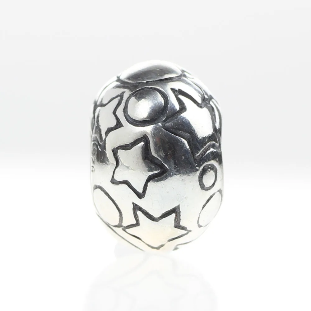 925 пробы серебро очарование бисера сказочные Носки с рисунком звезды и пузырей