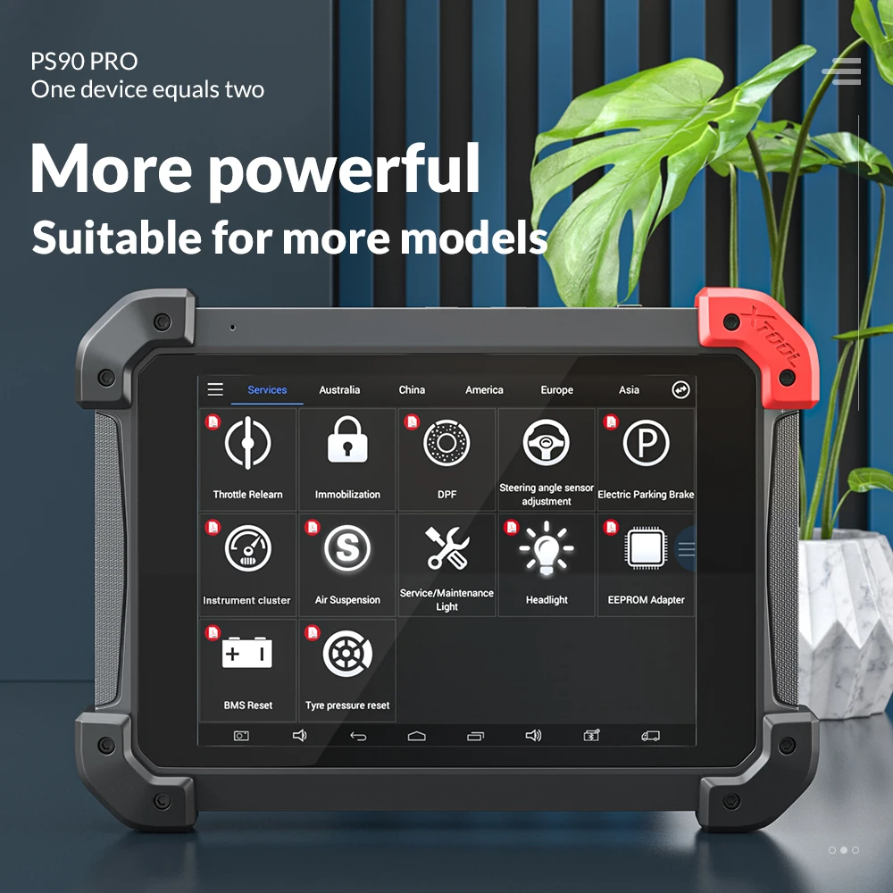 Сверхмощный диагностический инструмент PS90PRO с KC100 для автомобилей и грузовиков