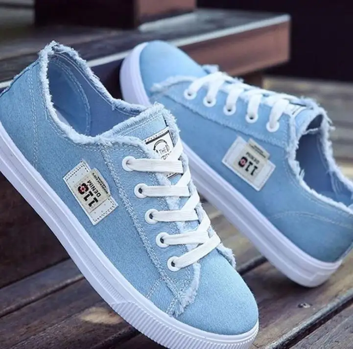 

Canvas Shoes Women Casual Flats 2020 Trendy Korean Version Lace-up Fashion Female Spring/autumn Shoes Solid White Shoes