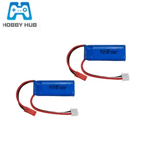 7,4 V 600mAh 20C Lipo батарея для WLtoys K969 K979 K989 K999 P929 P939 RC автозапчасти 2s 7,4 v 601844 батарея 2 шт для WLtoys K969