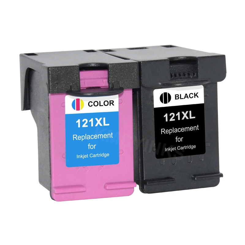 Чернильный картридж KMCYinks 121XL для HP 121 XL Deskjet D2563 F4283 F2423 F2483 F2493 F4213 F4275 - купить по