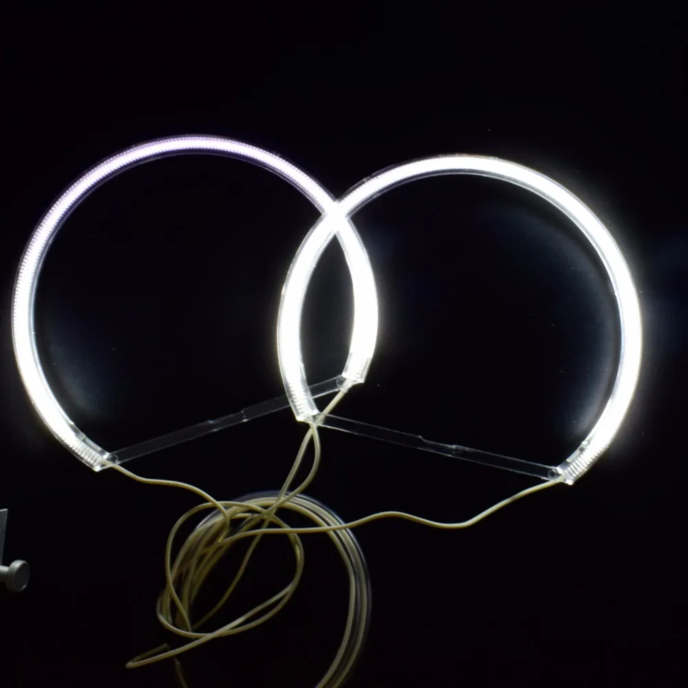 

4Pcs 131MM 12V LED Angel Eyes CCFL Auto White Light Headlight Lamp Halo Rings Lights For BMW E36 E38 E39 E46 with Controller