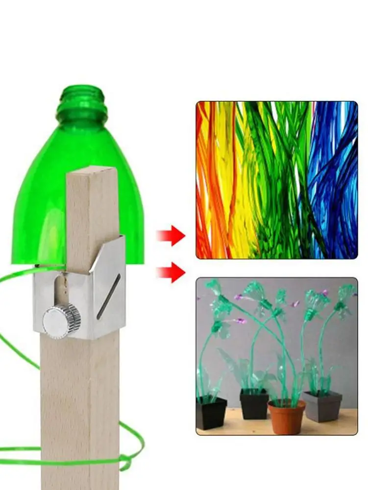 

Portable Plastic Bottle Cutter Outdoor Cutting Bottles Rope Tool DIY Bottle Rope Craft Tool Recycle Reuse Bottle