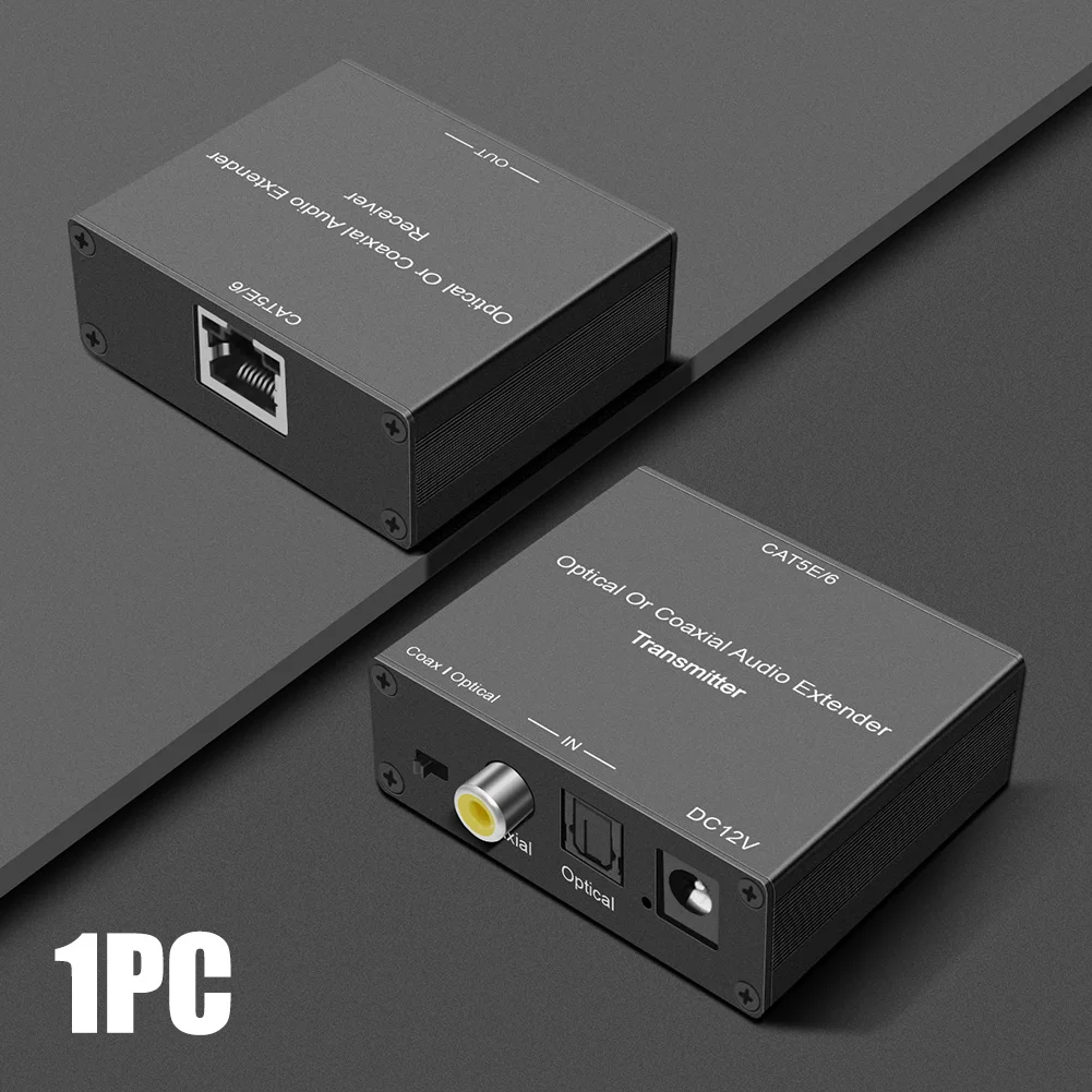 

Aluminum Transmission Plug And Play Signal Amplifier 5.1 Channel Low Noise Home Coaxial Optical Digital Audio Extender Black