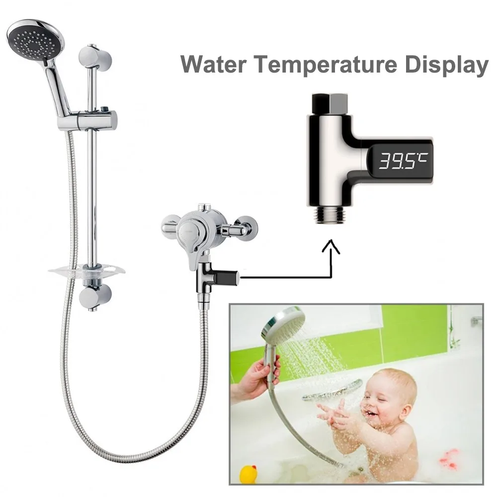 Светодиодный термометр для детского душа с цифровым дисплеем измеритель