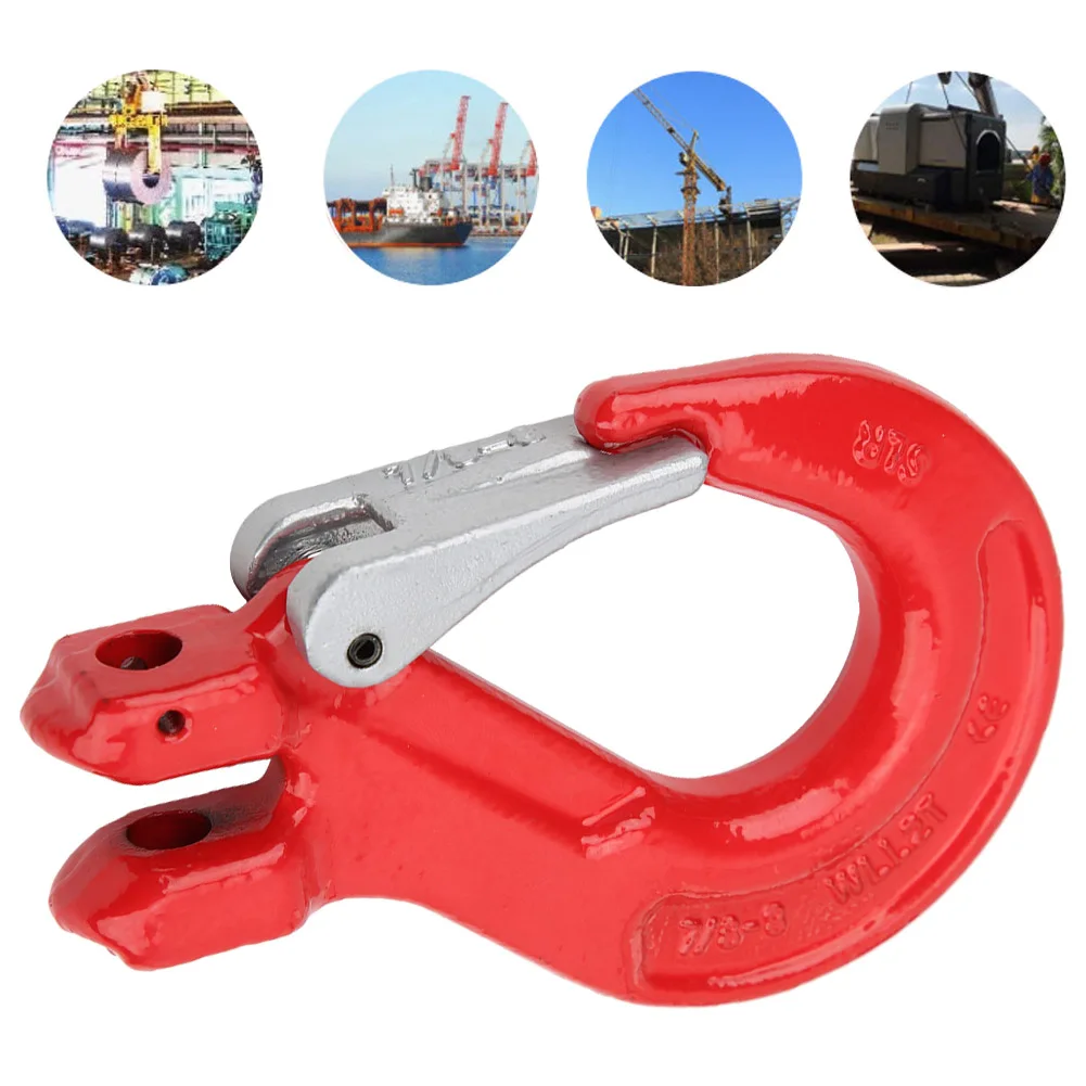 2 тонны Рог козы подъемный крюк с защелкой сплава Сталь кран для судостроения