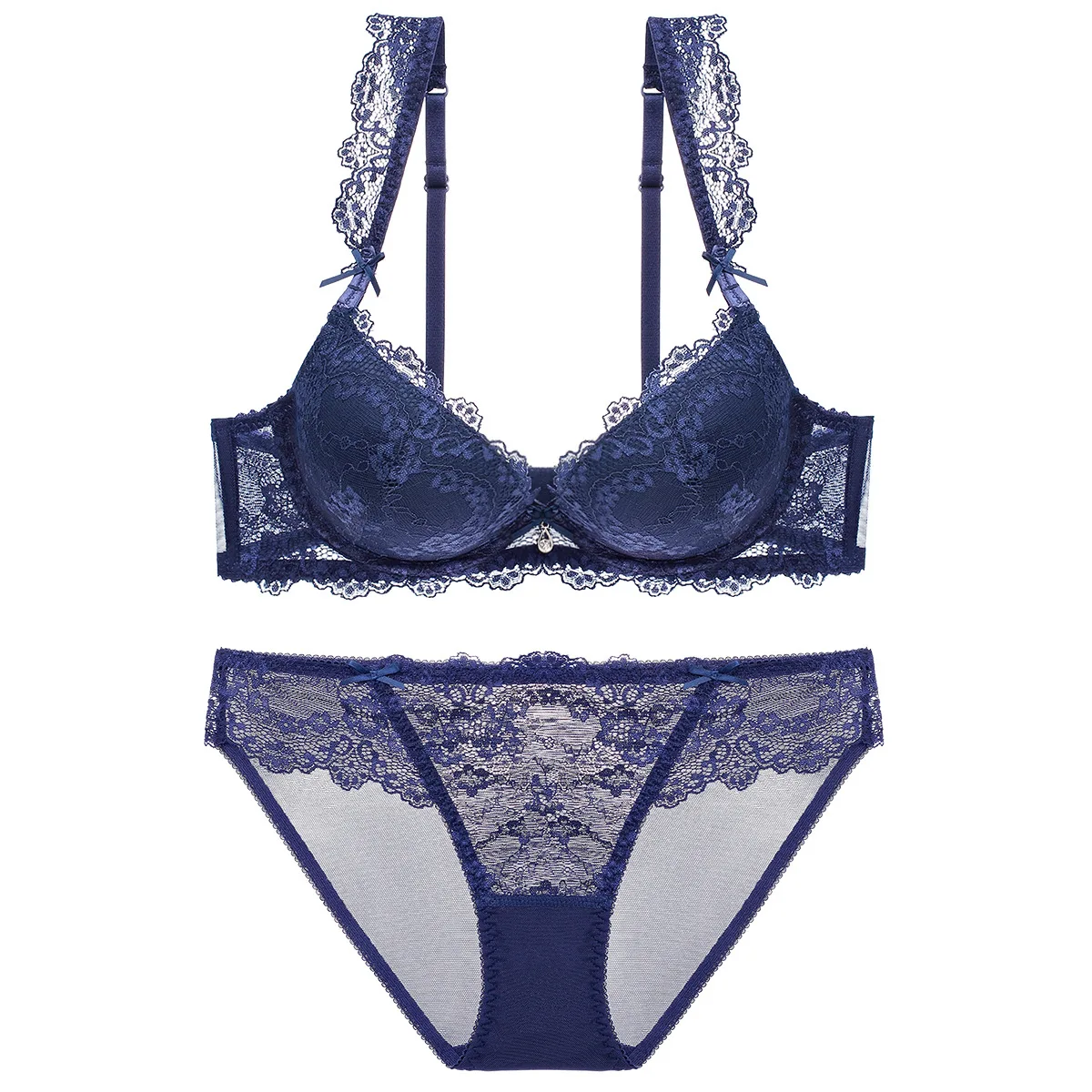 

15101 европейские и американские девушки французское кружевное нижнее белье с эффектом пуш-ап женские сексуальные трусики и бюстгальтер комп...