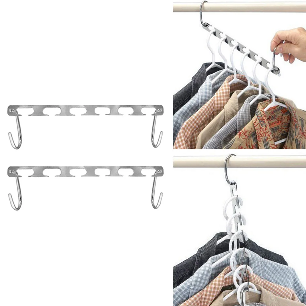 Волшебные вешалки для одежды подвесные металлические ожерелья тканевые