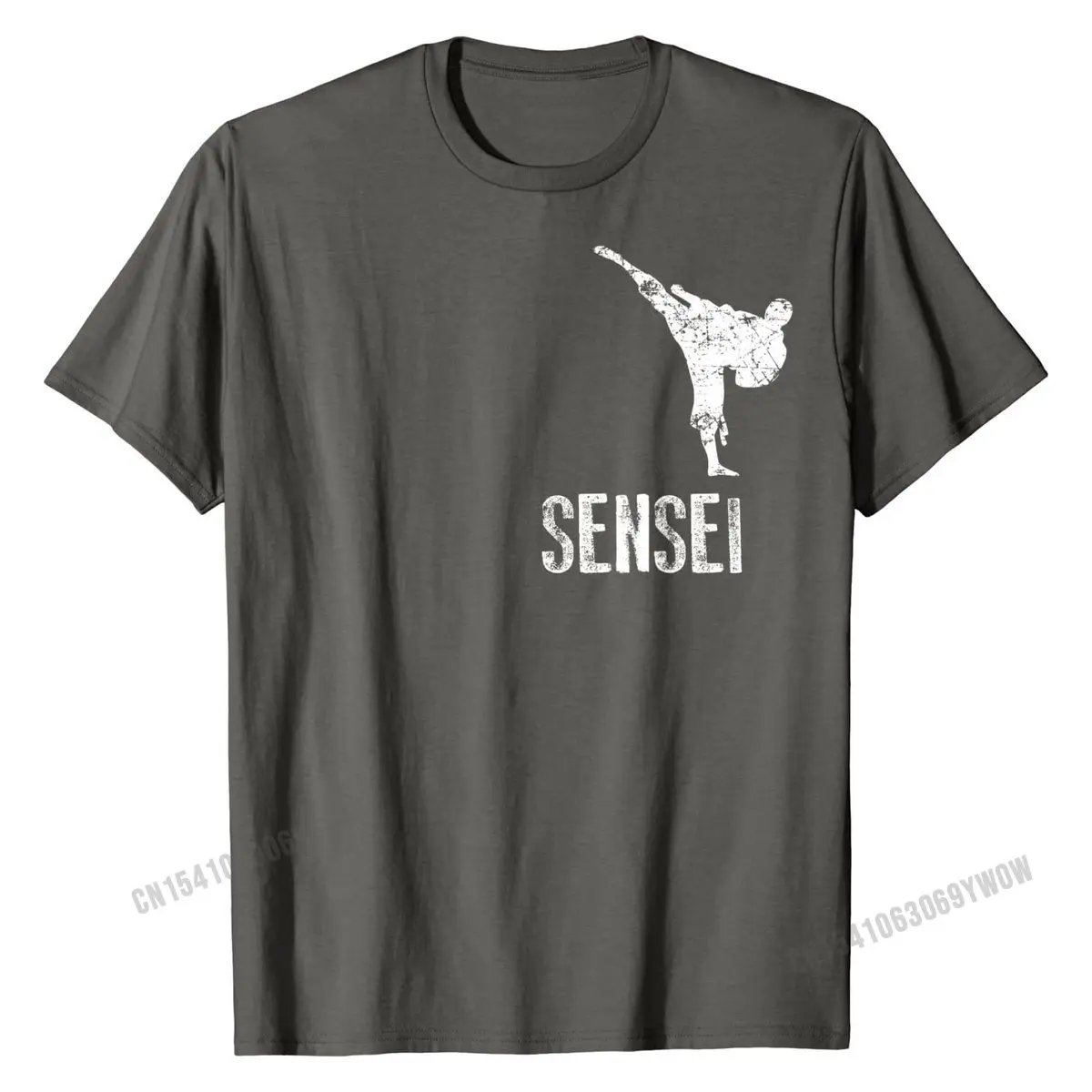 Каратэ рубашка сенсей крутые Единоборства подарок вечерние печатных футболки