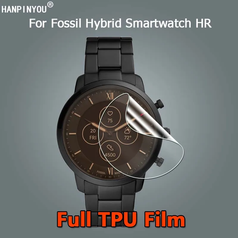 For Fossil Hybrid Smartwatch HR Charter Collider Neutra Everett Ultra Clear Soft TPU Hydrogel Film Screen Protector -Not Glass
