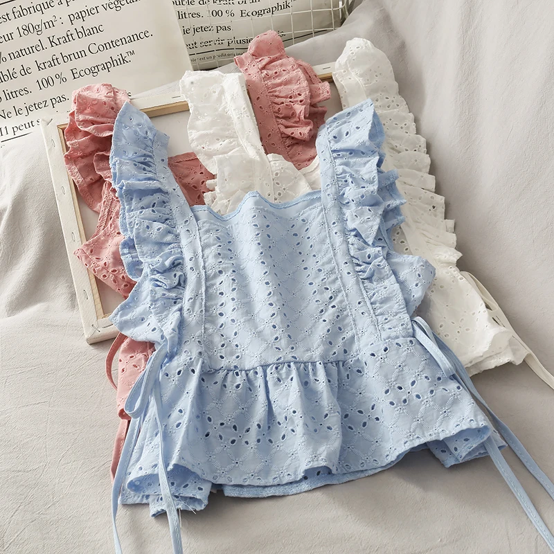 Новинка весна лето 2021 ажурная Водорастворимая кружевная рубашка приталенная