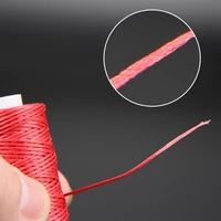 50m thickness waxed thread for leather waxed cord for diy handicraft tool hand stitching thread flat waxed sewing line