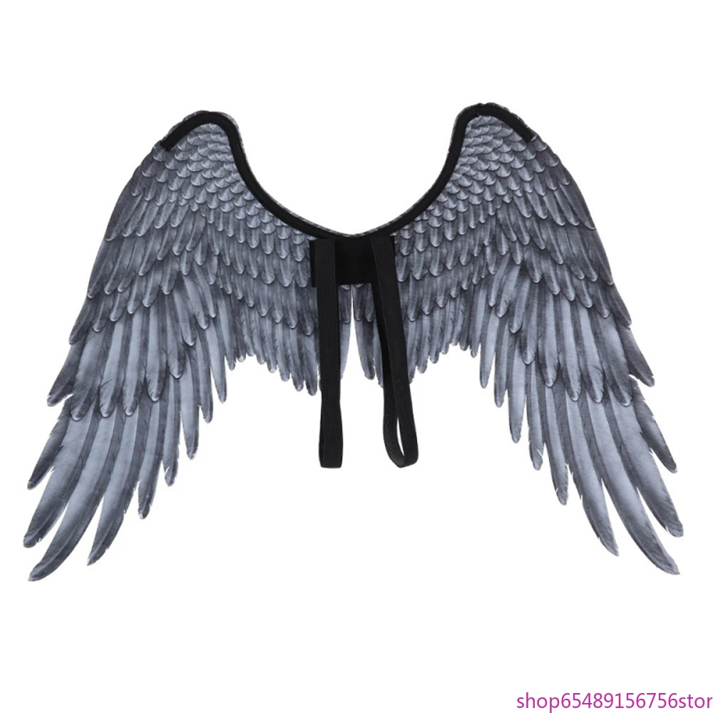 3D Рождественские Большие Крылья Ангел Дьявол рейва тематическая вечеринка