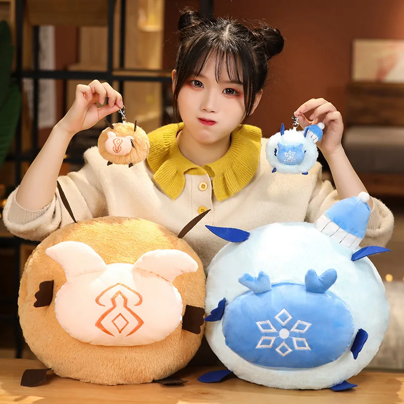 

40 см аниме Genshin Impact Hilichurl плюшевая игрушка мультяшный щит Hilichurl Guard мягкие животные куклы игрушки для детей подарки на день рождения