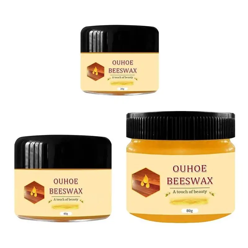 

Practical Beeswax Cleaner Wood Seasoning Beeswax Wood Furniture Waterproof Polished Maintenance Care Wear Care Cleaning S2J2