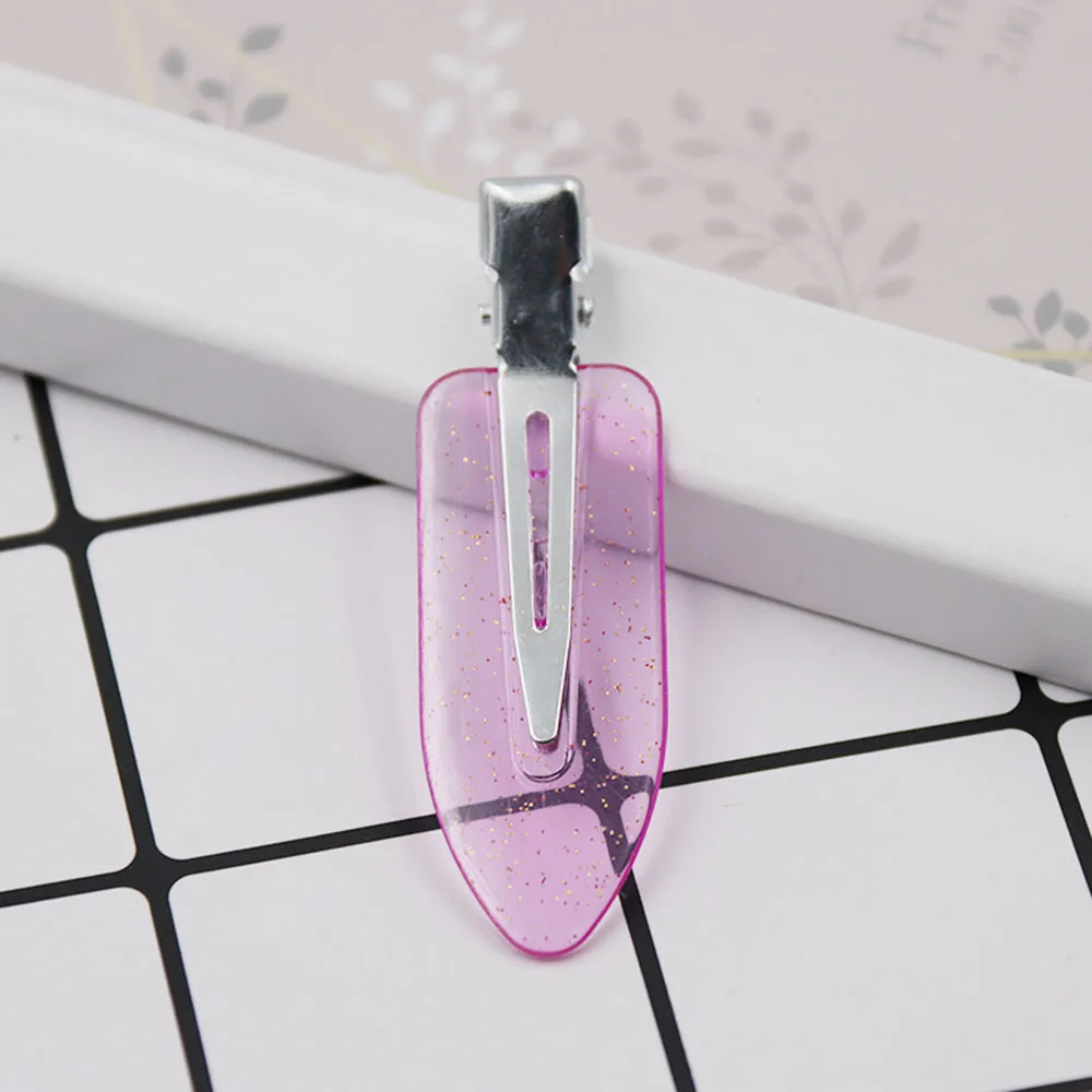 

1/4Pcs Cute Kids Hair Clips Candy Color Seamless No Bend Hair Pin Curl Clip Makeup No Crease Hair Clip Hair Styling Bang Clip