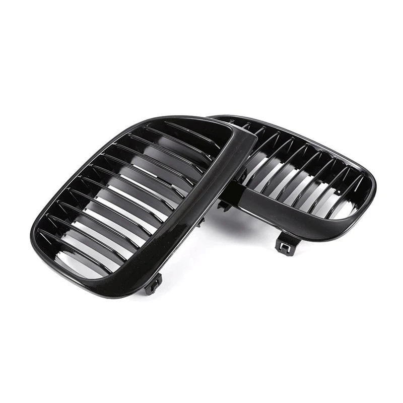 E81 Grille Front Replacement Kidney Grill for BMW E87 1 Series 2003-2007(Gloss Black) 51137077129 51137077130 | Автомобили и