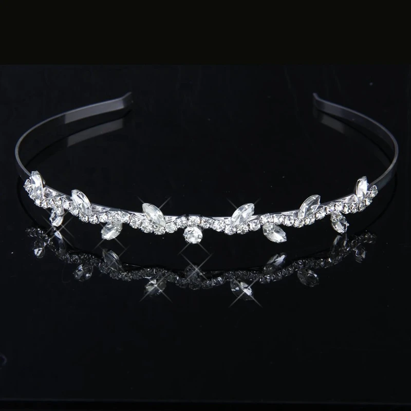 

1 Pcs Bracelet Jewelry White Display Rack Stand 10X6 Inch & 1 Pcs Bride/Bridesmaid/Girl Floral Branch Headband Tiara