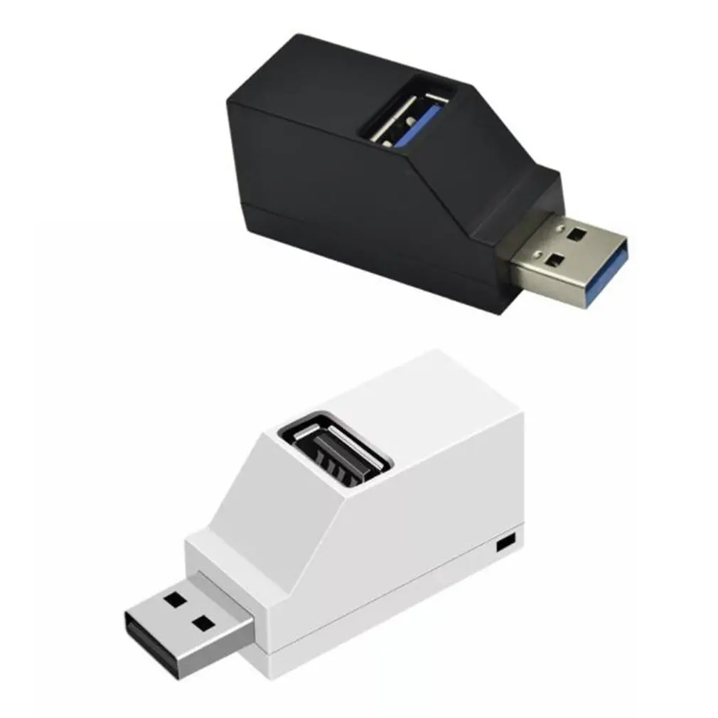 

USB 2.0 HUB Adapter Extender Mini Splitter Box 3 Ports For PC Laptop Mobile Phone High Tempo U Disk Reader