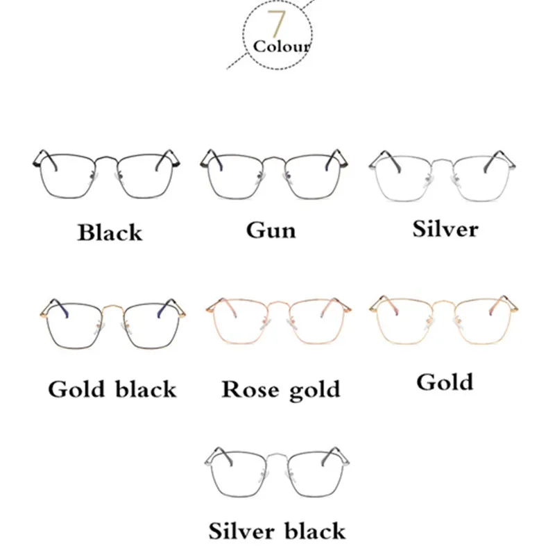 Новинка 2019 трендовая металлическая оправа для очков в стиле ретро плоское