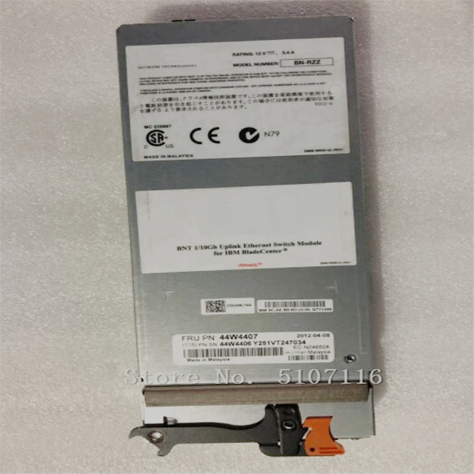 

For 44W4407 44W4406 44W4404 90Y9390 90Y9389 Gigabit switch module