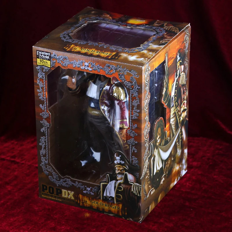 

26cm One Piece Gol D Roger Action Figure Decoration Home Statue Japan Anime character Figurines Collectible Model Toys