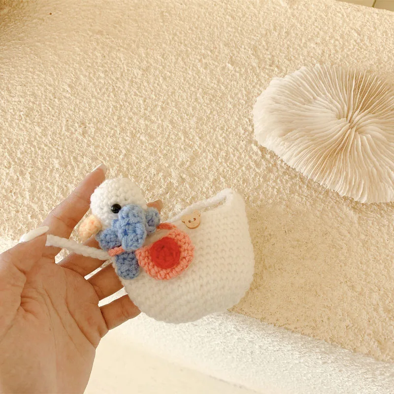 

Airpods case Disney Kawaii Cartoons Plush duck giraffe Airpods Pro case Earphone Coque Silica Gel Soft Protector case Airpods