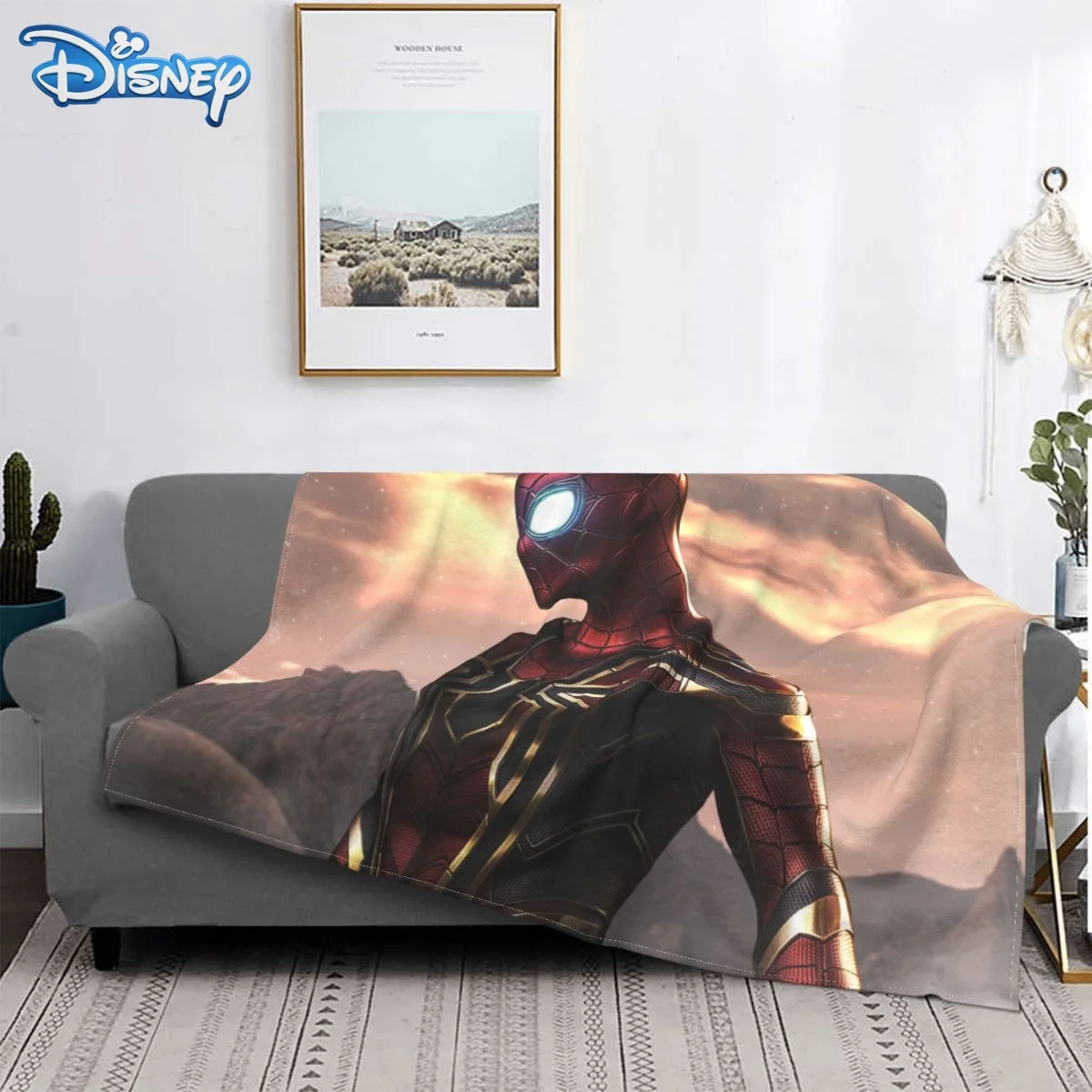 

Disney Marvel Spider-Man Plush Blanket 3D Printing Sherpa Adult Children Blanket Soft Warm flannel Throw Sofa Bed Cover Plaid