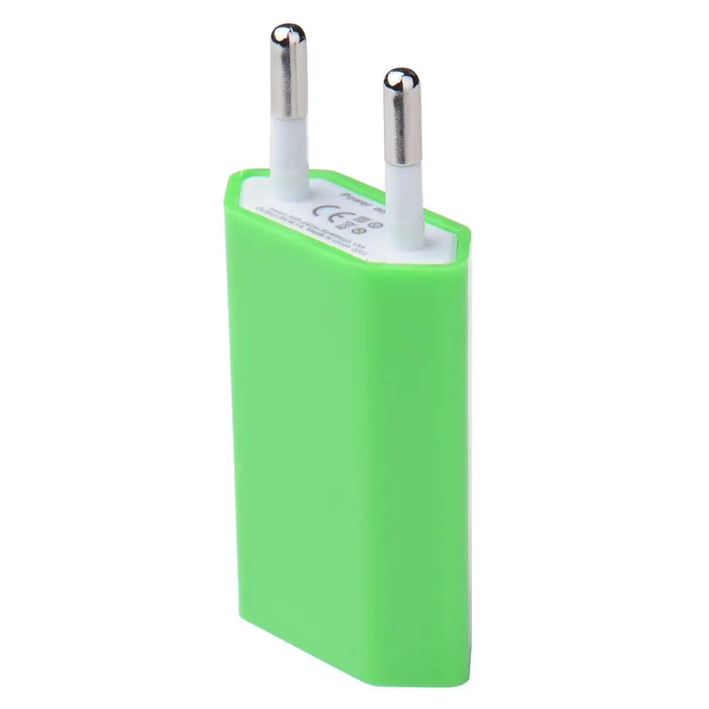 EU Candy EU Plug USB настенное зарядное устройство домашняя зарядка настеная AC адаптер для iPhone 5 6s 7 для samsung S6 S7 зарядное устройство для мобильного телефона - Тип штекера: EU