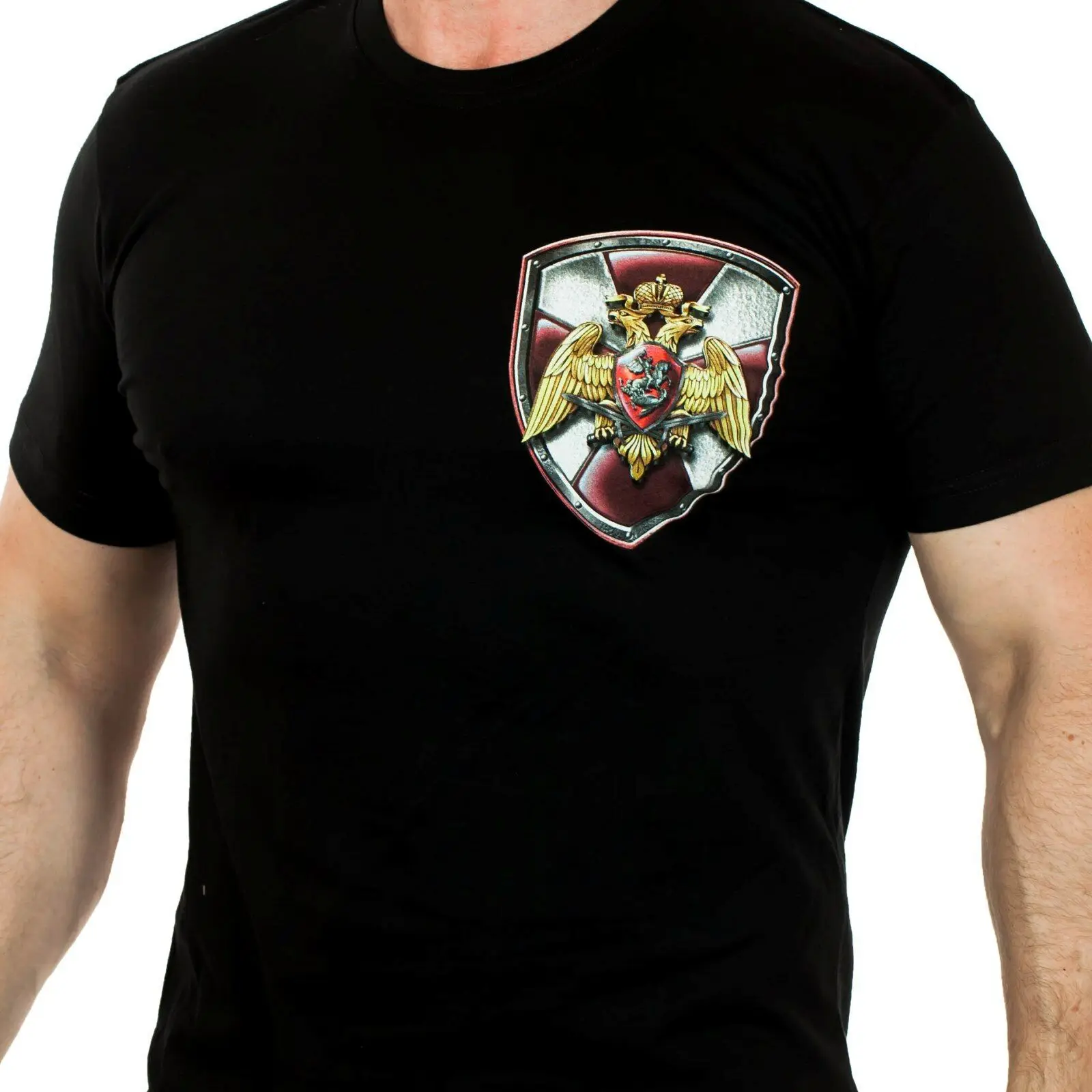 

"Emblem of The Special Forces of The Russian Guard" russia Spetsnaz T-Shirt. Summer Cotton O-Neck Short Sleeve Mens T Shirt New