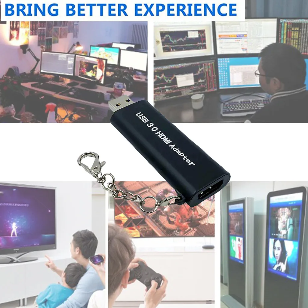 USB 3 0 к HDMI HD 1080P видео кабель конвертер для HDTV Аудио Видео адаптер ноутбука ПК