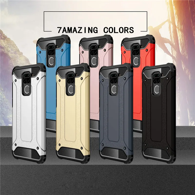 

5-in-1, glass+bumper case for redminote 9 pro xiaomi note9 shockproof silicone cases redmi 9s/9a/9c note 9pro cover redmi note-9