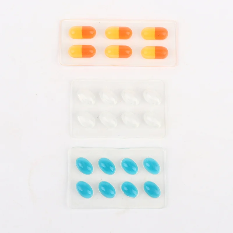 

6 шт./доска кукольный домик реквизит врача разноцветные ремесленные материалы для рукоделия кукольные таблетки капсулы