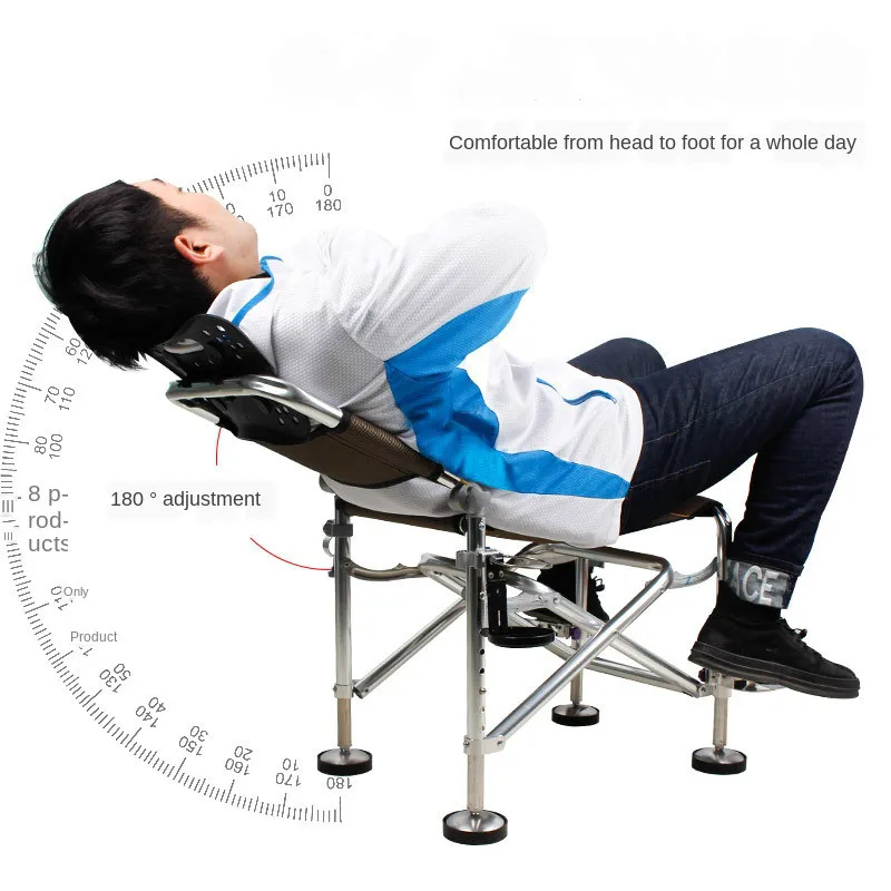 Складное портативное рыболовное кресло многофункциональный алюминиевый стул