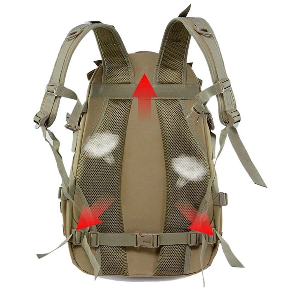 40L camping backpack men's travel bag tactical military mountaineering and trekking | Спорт и развлечения