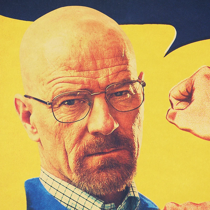 Винтажный постер DLKKLB во все тяжкие забавная Крафтовая бумага картина для